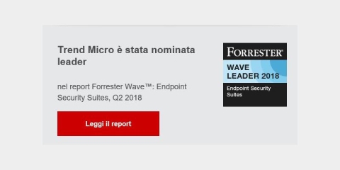 Forrester Wave: Trend Micro è leader nell’Endpoint Security