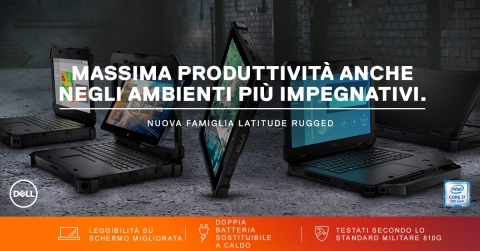 Scopri la nuova famiglia Latitude Rugged di Dell